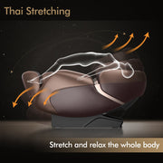 Zero Gravity Full-Body Massage Chair with SL Track, Stretching Mode, Heat, and Foot Rollers image 7