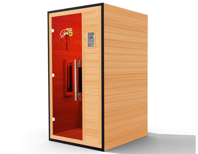 Medical Breakthrough Commercial Spa 485 1 Person Infrared Sauna with 7 Ultra Full-Spectrum Heaters