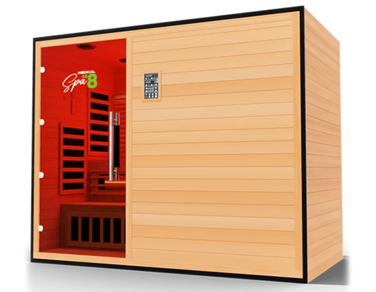 Medical Breakthrough Commercial Spa 488 4-5 Person Infrared Sauna with Red Light Therapy