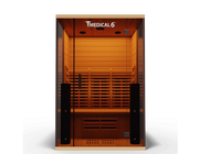 Medical Breakthrough 6 Ultra 2 Person Full-Spectrum Infrared Sauna - Fast Heating, Natural Hemlock, Audio System