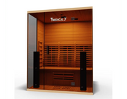 Medical Breakthrough 7 Ultra 3 Person Full Spectrum Sauna with 10 Heaters, Hemlock Wood, Sound System image 5