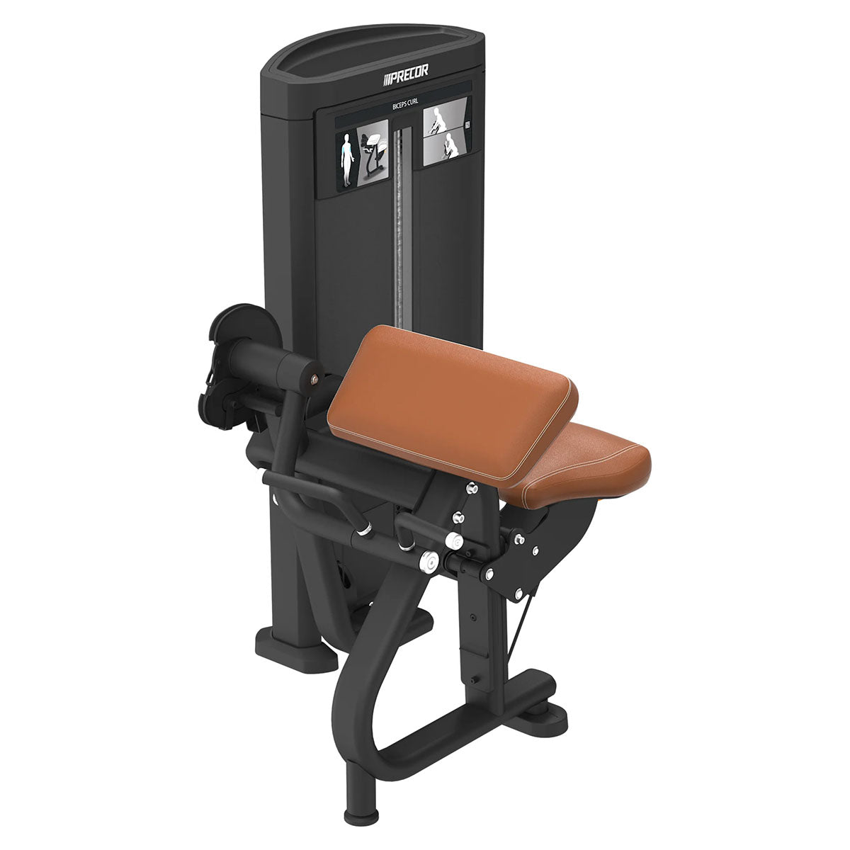 Precor Resolute Selectorized Biceps Curl Machine