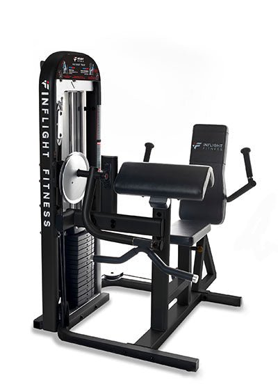 Inflight Fitness Multi Bicep/Tricep Strength Machine with Rear Shrouds