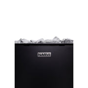 Narvi NC 20 Black 16kW Wood-Burning Sauna Heater - Durable Steel, Adjustable Feet, CE-Certified image 8