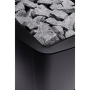 Narvi NC 24 Black 17kW Wood-Burning Sauna Heater - Durable Steel, Adjustable Feet, CE-Certified image 7