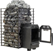 Cozy Heat Quattro Thru-Wall 18kW Sauna Stove - Wood-Burning Sauna Stove image 3