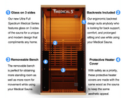Medical Breakthrough 5 Ultra 1 Person Full Spectrum Infrared Sauna – Skin Rejuvenation, Integrated Audio & Premium Hemlock…
