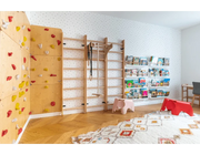 BenchK Series 1 111 + A204 Versatile Wooden Wall Bars Swedish Ladder For Kids Room Exercise & Play image 2