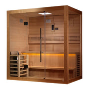 Golden Designs "Forssa Edition" 3-4 Person Indoor Traditional Sauna - Canadian Red Cedar image 3