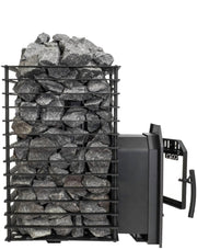Cozy Heat Quattro Thru-Wall 18kW Sauna Stove - Wood-Burning Sauna Stove image 2