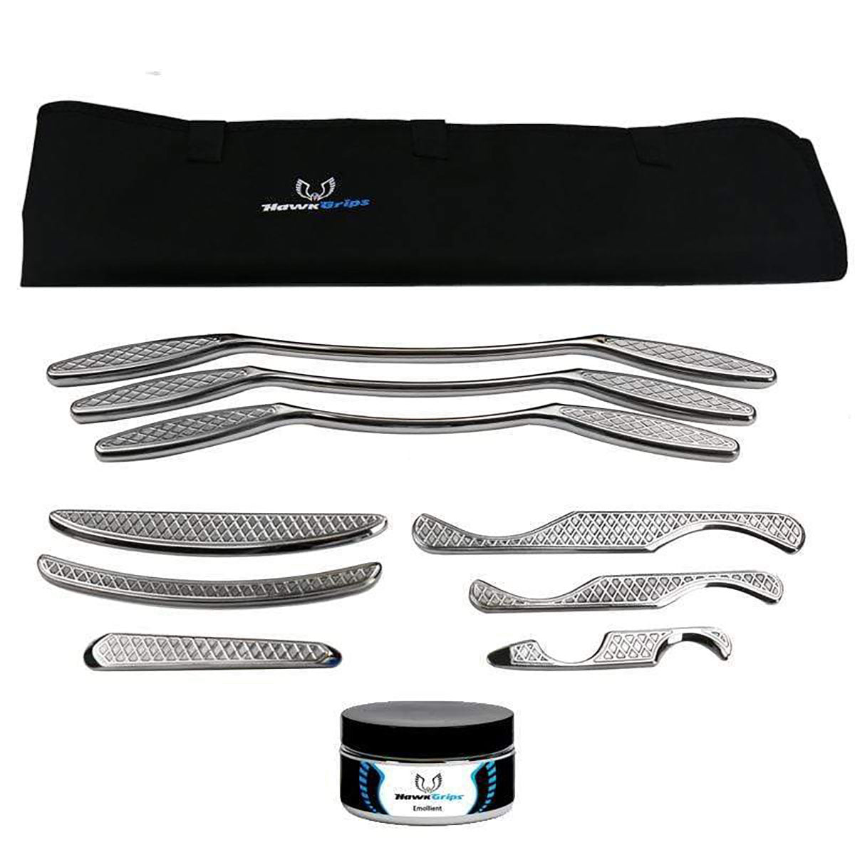 HawkGrips Platinum IASTM Instrument Set