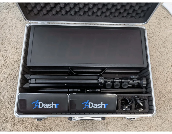 Dashr Display Pack for Athletes - Wireless Timing System, Portable Design, Compatible with iOS/Android