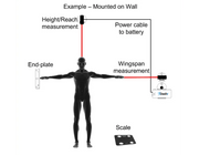 Dashr BioStation Biometrics System - Accurate Height, Weight, Reach & Wingspan Measurements