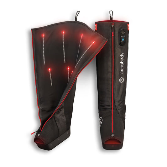 Therabody JetBoots PRO Plus Wireless Compression Boots with LED Therapy – Long