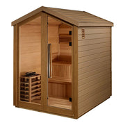 Golden Designs "Kaarina" 6 Person Outdoor Traditional Sauna - Canadian Red Cedar image 3