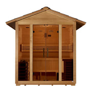 Golden Designs "Vorarlberg" 5 Person Traditional Outdoor Sauna - Canadian Hemlock image 6