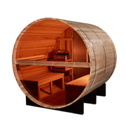 Golden Designs "Zurich" 4 Person Barrel Traditional Sauna image 5