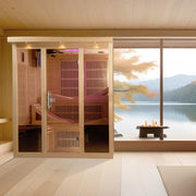 Dynamic Monaco 6-person Ultra Low EMF FAR Infrared SaunaGolden Designs Toledo 6 Person Full Spectrum Hybrid Sauna image 2