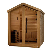 Golden Designs "Savonlinna" 3 Person Outdoor Traditional Sauna - Canadian Red Cedar image 3