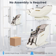 Therapy 36 3D SL-Track Massage Chair with Air Compression, Waist & Calf Heat, and Foot Rollers image 2