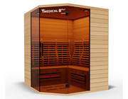 Medical Breakthrough 8 Ultra 3-4 Person Full Spectrum Infrared Sauna - 13 Heaters, 6-Person Capacity, Hemlock image 3