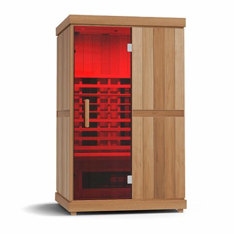 Finnmark FD-2 2 Person Full-Spectrum Infrared Sauna with Carbon 360° Panels and Cedar Interior