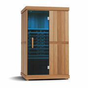 Finnmark FD-2 2 Person Full-Spectrum Infrared Sauna with Carbon 360° Panels and Cedar Interior image 2
