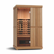 Finnmark FD-2 2 Person Full-Spectrum Infrared Sauna with Carbon 360° Panels and Cedar Interior image 3