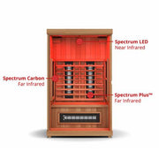 Finnmark FD-2 2 Person Full-Spectrum Infrared Sauna with Carbon 360° Panels and Cedar Interior image 5