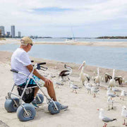 Wheeleez All-Terrain Beach Rollator Walker