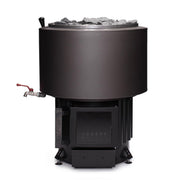 Narvi Luosto VS 16kW Wood-Burning Sauna Heater with 30L Water Tank & Space-Saving Design