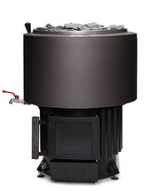 Narvi Luosto VS 16kW Wood-Burning Sauna Heater with 30L Water Tank & Space-Saving Design image 3