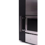 Narvi Kuru 16kW Wood-Burning Sauna Heater Stove - Stylish Black Steel Design, Made in Finland image 4