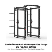 XMark Viper Power Rack with Storage & Flip Down Safeties image 2