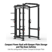 XMark Viper Power Rack with Storage & Flip Down Safeties image 4