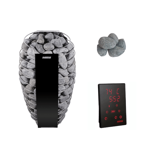 Harvia Spirit Series SP60E 6kW Electric Sauna Heater Package