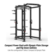 XMark Viper Power Rack with Storage & Flip Down Safeties image 5