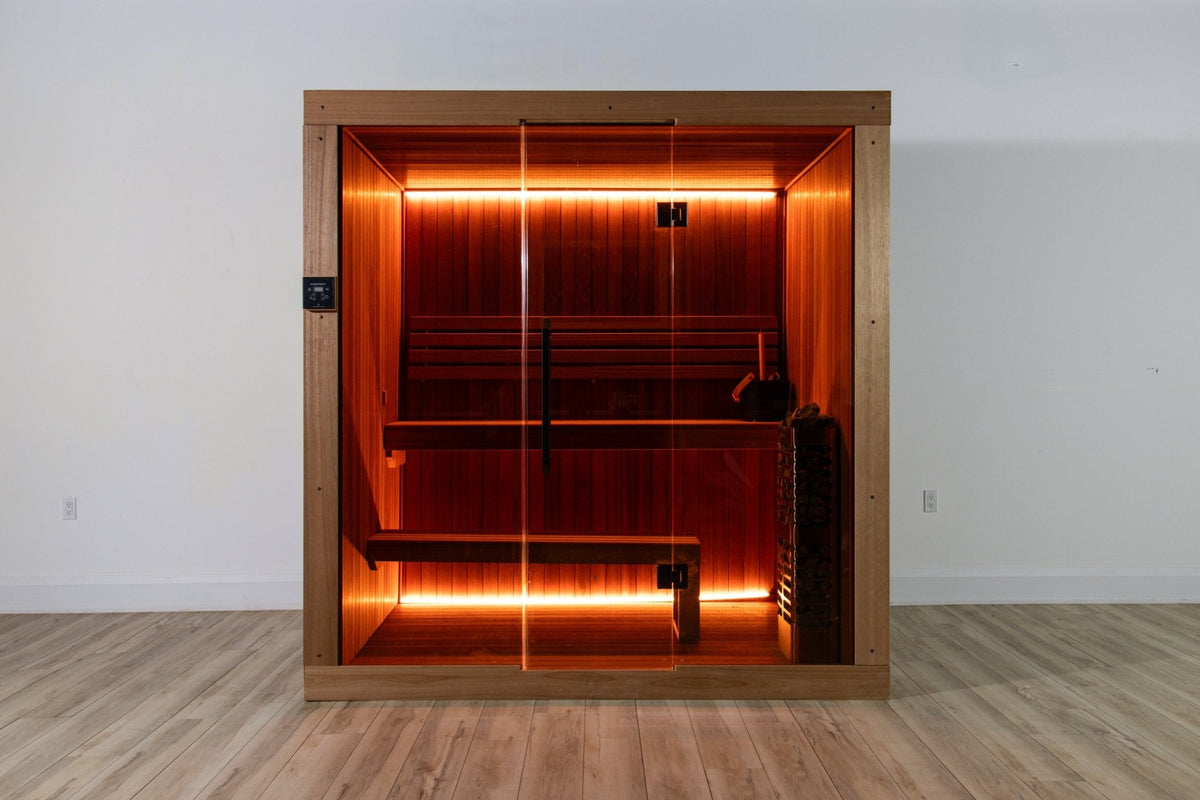 Dundalk LeisureCraft CT Element Studio 4 Person Traditional Indoor Sauna (64x84)