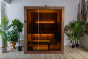 Dundalk LeisureCraft CT Element Loft 3 Person Traditional Indoor Sauna (54x74) image 9