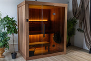 Dundalk LeisureCraft CT Element Loft 3 Person Traditional Indoor Sauna (54x74) image 4