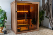 Dundalk LeisureCraft CT Element Loft 3 Person Traditional Indoor Sauna (54x74) image 5