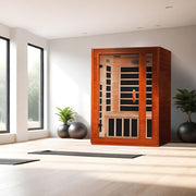 Dynamic Cordoba Elite 2-Person Ultra Low EMF FAR Infrared Sauna - Canadian Hemlock image 2