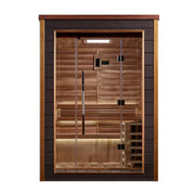 Golden Designs "Narvik" 2 Person Outdoor Traditional Sauna - Canadian Red Cedar image 4