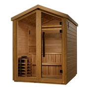 Golden Designs "Kaarina" 6 Person Outdoor Traditional Sauna - Canadian Red Cedar image 6