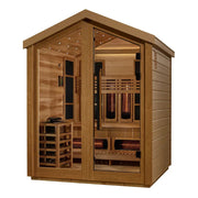 Golden Designs "Loviisa" 3 Person Hybrid Outdoor Sauna - Canadian Red Cedar image 6