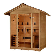 Golden Designs "Gargellen" 5 Person Hybrid Outdoor Sauna - Canadian Hemlock image 4