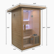 Revive 2 Person Traditional Sauna image 9