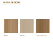 Auroom Libera Wood 6-Person Traditional Sauna Kit image 3