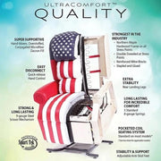 UltraComfort UC478-M Sedona 4 Zone Zero Gravity Power Lift Chair image 10