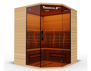 Medical Breakthrough 8 Ultra 3-4 Person Full Spectrum Infrared Sauna - 13 Heaters, 6-Person Capacity, Hemlock image 4